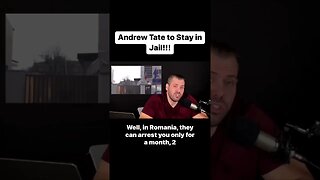 Andrew Tate To Stay in JAIL: PERMANENTLY!? #shorts