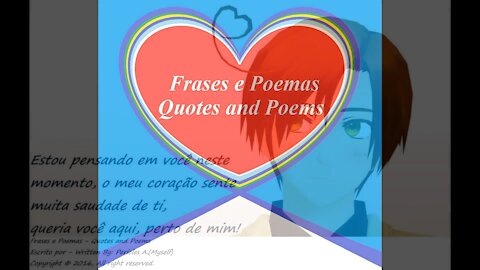 Estou pensando em você neste momento, meu coração sente saudade! [Frases e Poemas]