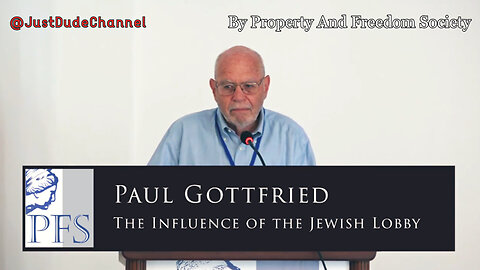 Paul Gottfried, The Influence Of The Jewish Lobby
