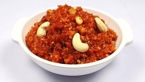 Carrot Halwa Recipe-Easy Indian Dessert