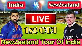 🔴LIVE CRICKET MATCH TODAY | CRICKET LIVE | 1st ODI | IND vs NZ LIVE MATCH TODAY | Cricket 22