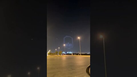 !QUE F#%@! 😯😯😯Os drones tomaram conta de Riade, capital da Arábia Saudita, com um mega show de luzes