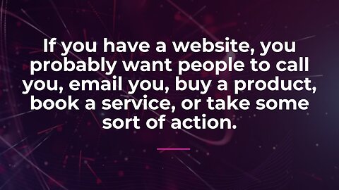 Lead generations create actions, and those actions move your business forward on the web.