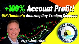 Navigating Success - VIP Member's Path To +100% Account Profit In The Stock Market