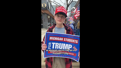 14 Year Old Boy Scout Leader Out of Byron Center, Michigan Supports Trump #GrassrootsArmy