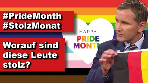 #PrideMonth #StolzMonat: Worauf sind diese Leute eigentlich stolz? (kurze Wortmeldung)