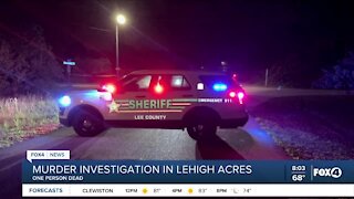Murder investigation in Lehigh Acres