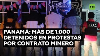 Más de 1.000 detenidos en Panamá desde que estallaron las protestas por el contrato con la minera