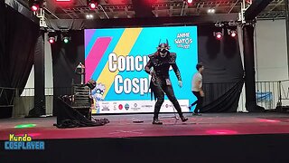 Apresentação Cosplay de Batman Que Ri da DC Comics no Anime Santos Geek Fest 2023!