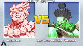 Mugen Anti-Gouki Project: The Reign of the Akumas Play As Ryuken