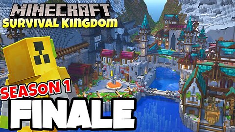 I Completed a MEGA Port In Survival Minecraft | Minecraft Survival Kingdom Season 1 Finale