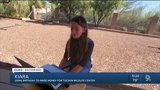 11-year-old's birthday party supports Tucson Wildlife Center