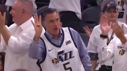 Watch: Mitt Romney Taunts NBA MVP in the Middle of a Brutal Loss