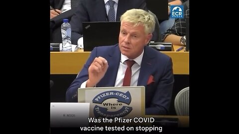 UK Parliament member catches pfizer exec off guard