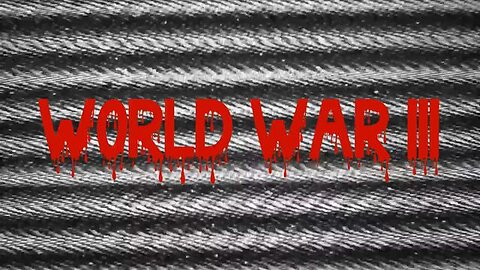 BREAKING! World War III is BULLSHIT - Throw away your phone, smash your TV & go for a walk! #RESIST!