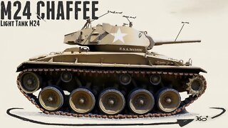 M24 Chaffee - Walkaround - Diekirch Military Museum.