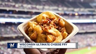 The 'Wisconsin Ultimate Cheese Fry' is available now at Miller Park