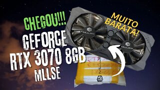 RECEBI! RTX 3070 BARATA DO ALIEXPRESS!! MLLSE UNBOXING!