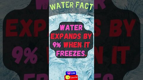 💧Discover Fascinating Water Facts! #shorts #shortsfact #water #shortwaterfacts #ice #freeze