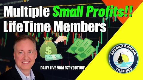 Multiple Small Profits Lifetime Members Stock Market Success