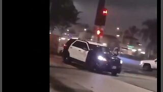 Car Rams Police Car Several Times - Police Shoot Man Several Times