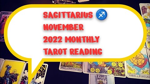 SAGITTARIUS ♐ BIG NEWS! NOVEMBER 2022 MONTHLY TAROT READING