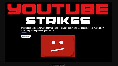 YouTube Struck my Channel - Star Citizen