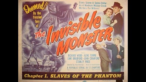 THE INVISIBLE MONSTER (1950)--colorized