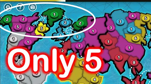 Risk Global Domination timelapse! Epic comeback from 5 troops! 2x games! 10x Speed!