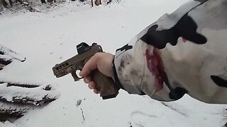 One-handed shooting with Holosun 507 acss Vulcan