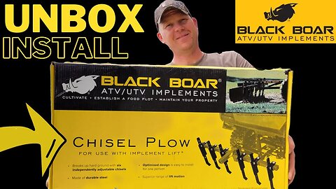 Black Boar Chisel Plow - Unbox and Install Video