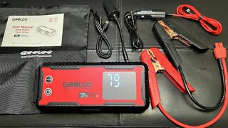 GOOLOO GT3000 3000A Jump Starter Unboxing & Overview