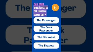 🎬 Quiz_Dexter : What does Dexter call his inner darker self? 👀 #dexter #series