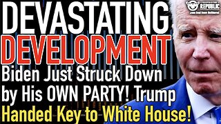 Devastating Development! Biden Just Struck Down by His OWN PARTY! Trump Handed Key To White House!