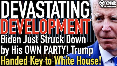Devastating Development! Biden Just Struck Down by His OWN PARTY! Trump Handed Key To White House!