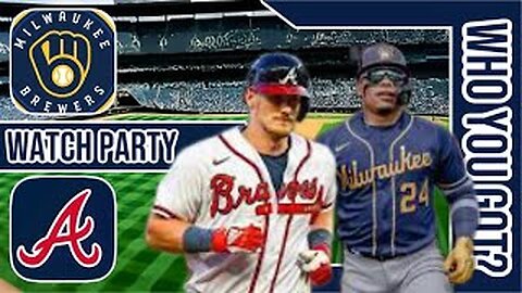 Milwaukee Brewers vs Atlanta Braves | Live Play by Play & Reaction Stream 3D Sim | MLB 2024 Game 112