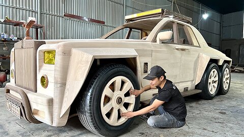 Building The World's Most Special ROLL ROYCE 6x6 For My Son |original sound |