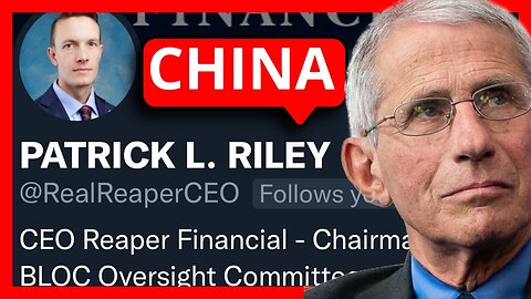 Covid 19 China Deep State Cabals Big Tech Q-Anon Guest Patrick L. Riley