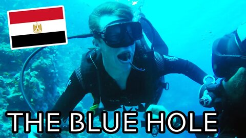 Diving the World's Deadliest Dive Site: THE BLUE HOLE, Dahab, Egypt Travel Vlog