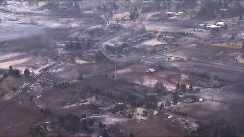 Chopper video shows devastation in Boulder County caused by Marshall Fire