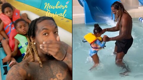 Offset & Cardi B Take The Kids To The Water Park! 🏄🏽‍♀️