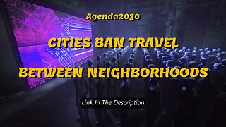 CITIES BAN TRAVEL BETWEEN NEIGHBORHOODS