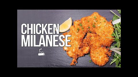 MY NEW FAVORITE DINNER...CHICKEN MILANESE! | SAM THE COOKING GUY