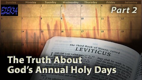 The Truth About God’s Annual Holy Days (Part 2)