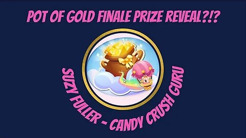 Remember to grab your Candy Crush Pot of Gold reward today!! Did I get a reward? Wait for it...