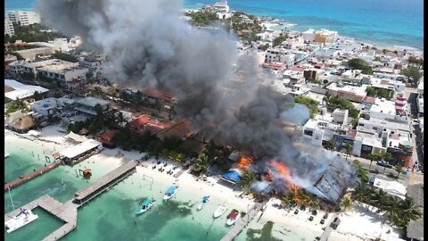 Isla Mujeres Miramar Lobster House Fire26 April 2021
