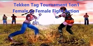 Tekken Tag Tournament 1on1 Female Fight Action PS2 PlayStation2