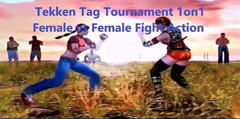Tekken Tag Tournament 1on1 Female Fight Action PS2 PlayStation2