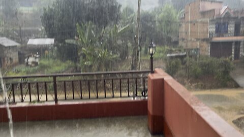 Raining in Nepal