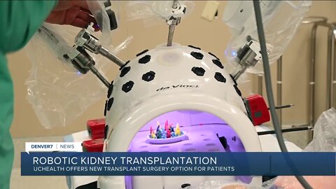 Robotic kidney transplantation: UCHealth offers new transplant surgery option for patients